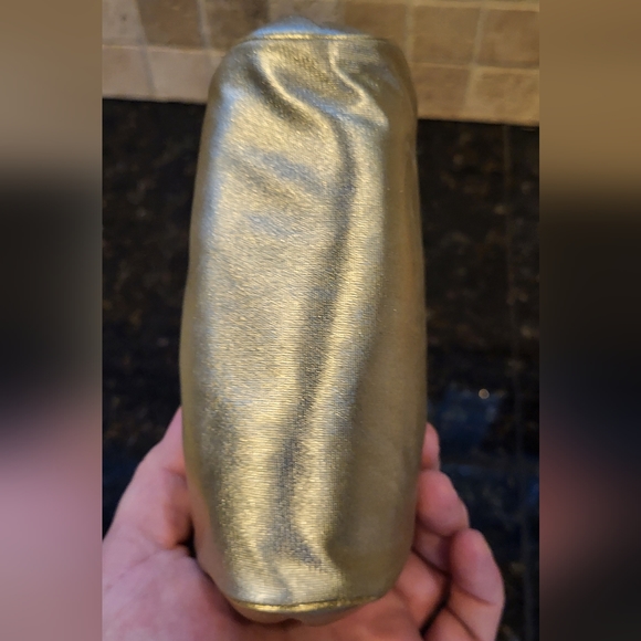 Vintage Harry Levine Mini Evening Handbag Gold w/ Amber - Picture 6 of 10